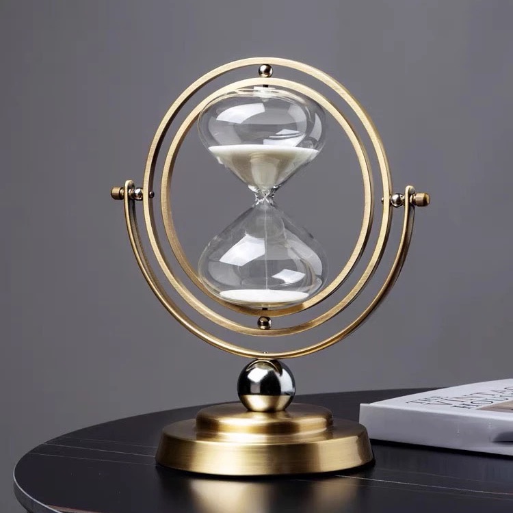 Reloj de Arena “Orbit O'Clock” Eje Horizontal 60 minutos – KeepDeco