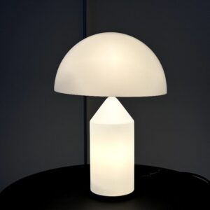 Lámpara Funghi Glass White